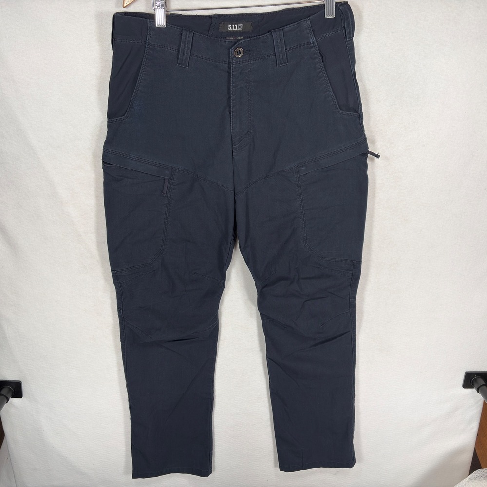 5.11 Tactical Mens Navy Blue Cargo Utility Pants 35x34
